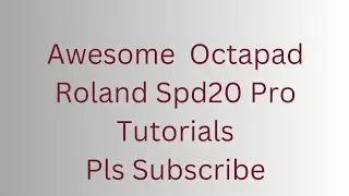 Octapad Tutorials Pad Features @octapadm