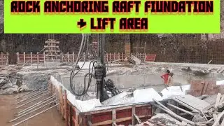 raft & Foundation rock anchoring Rock anchor specification, Rock anchor design calculation,