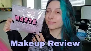 ASMR Reviewing Neon Water Activated Liners by MatteLashes