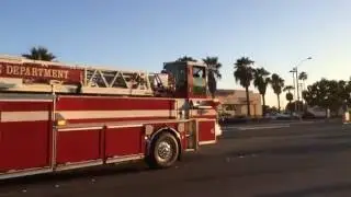 Anaheim F&R Truck 2 and Ambulance 2 Responding