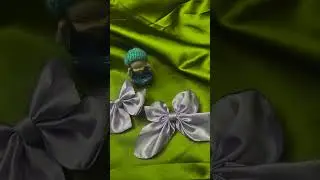 LARGE SATIN HAIR BOWS AND SCRUNCHIES 🎀                                 Dm to order @luna_fashion9132