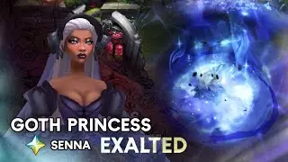 Goth Princess Senna Exalted League of Legends Custom Skin Showcase