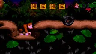 Donkey Kong Distortion Country - World 3 (Real SNES Capture)