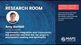 Psychedelic Integration & Community | The Research Room with Amy Bartlett