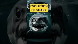 🦈 Sharks Evolution | Sea Monster #shorts #animation #kids #shark #learn #ai #animals #