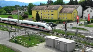 Enzisweiler: Bahnverkehr Bodenseeg&uuml;rtelbahn: ICE118 ICE4 Spree, Dosto m. BR146, Quietschie BR425