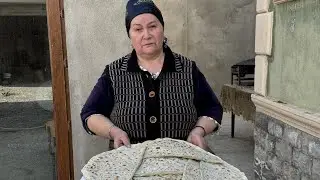 We Cooked A Delicious Curdly Kutab With The Herbs We Collected From Our Garden.