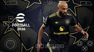 eFootball PES 2026 PPSSPP Android OFFline Full Update UCL & League Kits 25/26 Season 4k Graphics