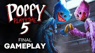 Gameplay POPPY PLAYTIME Chapter 5 🌹 Parte 4 - El Final de Huggy Wuggy [Español]