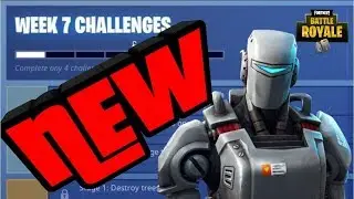 HOW TO UNLOCK THE HUNTING PARTY SKIN (A.I.M) NEW WEEK 7 CHALLENGES LEAKS (Fortnite Battle Royale)