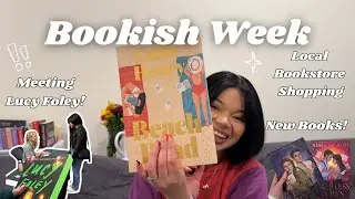 ✨ bookish week in my life 📚 | meeting Lucy Foley, book haul & local bookstore adventures!