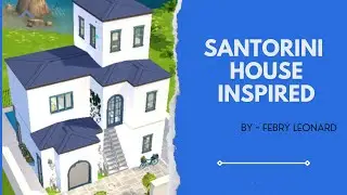 SANTORINI house inspired || The Sims Mobile