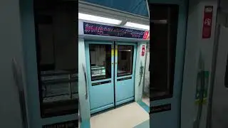 Most satisfying voice ever. Dubai metro. Emirates #metro #dubai #burjkhalifa #viral