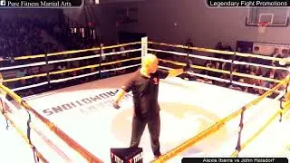 Alexis Ibarra vs John Heisdorf Muay Thai