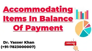 Accommodating Items In Balance Of Payment