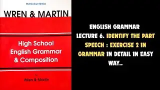 Master Parts of Speech with Exercise 2 | High School English Grammar Explained in Urdu