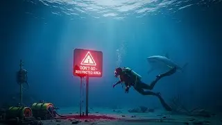 Shark Zone:The Last Shot | Don't Go Restricted Area #shark #viral #ai #viralvideo  #trending #flyxo