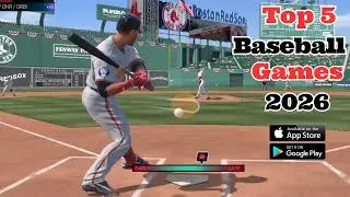 Top 5 Best BASEBALL Games for Android & iOS 2026 | High Graphics | (Online/Offline)