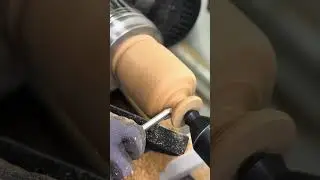 Woodturning - Spindle gouge technique         #woodturning #woodturninglathe #woodwork