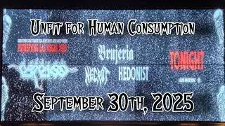 Carcass: Unfit for Human Consumption (House of Blues Las Vegas 9.30.25)