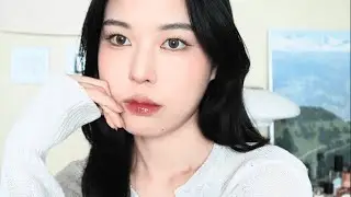 🏫 開學妝容+內雙眼線教學✨🎀  腫眼泡消腫 | 개강 메이크업, 속쌍꺼풀 메이크업 student daily makeup
