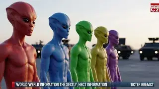 🚨 BREAKING NEWS: 5 Colorful Aliens Spotted on Earth | Live Desert Footage 👽🌍 