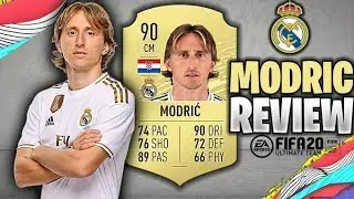 IS HE META? 90 LUKA MODRIC PLAYER REVIEW - FIFA 20 ULTIMATE TEAM