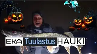 🎃 ПЕРВАЯ ЩУКА! 👻 ХЭЛЛОУИН СПЕССУ ЧАСТЬ 2🍁 СНОВА НОЧЬ В РЫБНОЙ ЗОНЕ! 🍂🐟