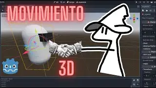 COMO HACER UN MOVIMIENTO 3D EN GODOT!!!!🔵🧙‍♂️🔵