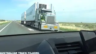 Road Trains And Trucks In Outback New South Wales & Victoria Australia!