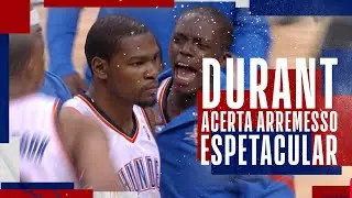 Durant acerta bola surreal no &uacute;ltimo segundo para bater o Dallas!