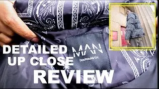 BoohooMAN Bandana Jacket | Close Up Product Review