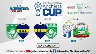 SUL AMERICANA ANCHIETA CUP 2026 | JOGOS DO S&Aacute;BADO (MANH&Atilde;)
