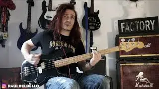 Michael Jackson - Smooth Criminal - bass cover on a Precision bass