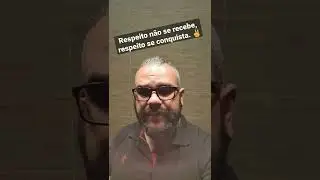 Respeito n&atilde;o se recebe, se conquista. ✌#filosofia #rap #respeito