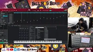 Ball Hog Beats Podcast Episode 206 |  (Akai MPC LIVE II Sample Beat Making)