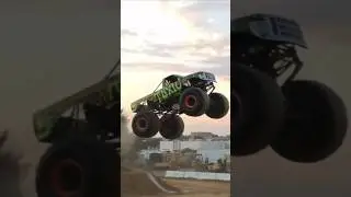 Toxic Monster Truck Getting Some Serious Air! #monstertruck  #monsterjam