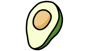How to draw avocado | pop art | iPad drawing | Infinite painter | ArtfromhomE
