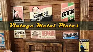 How to make vintage metal plates