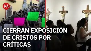 La Universidad de Guanajuato termina la exposición de cristos, 'Iconoclasia'