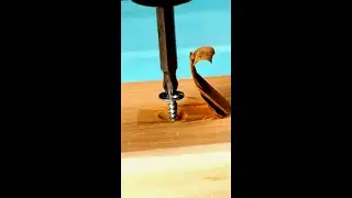HOW TO HIDE A SCREW|WOODWORKING TIPS TRICKS |КАК СКРЫТЬ ВИНТ|how to hidden screw holes #shorts