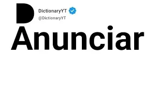 Announce Meaning In Portuguese