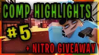 INSANE COMPETITIVE KRUNKER HIGHLIGHTS 5 + NITRO GIVEAWAY! [verb]