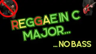 Cali #reggae  in C Major FOR #bass players!  (NO BASS, 95 BPM)