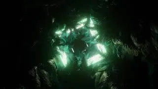 [4K] Palm Tree Loop - Glowing Tubes - SICK Visuals