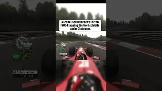 Michael Schumacher F1 Ferrari F2004 N&uuml;rburgring Nordschleife lap under 5 minutes pt6