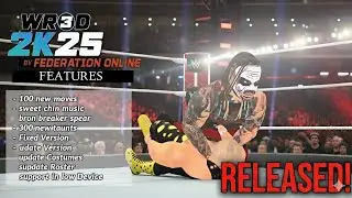 ВЫШЛО! WR3D 2K25 ИСПРАВЛЕННЫЙ МОД ОТ FEDERATION ONLINE | КОПЬЕ РАЗРУШИТЕЛЯ БРОН | ПРИЯТНАЯ МУЗЫКА...