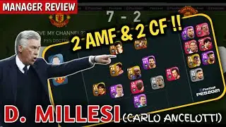 TOP CLASS COUNTER ATTACK MANAGER WITH 2 AMF | D. MILLESI REVIEW PES 2021 MOBILE