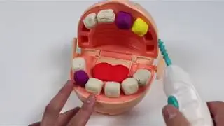 Doctor Drill N Fill Playset & Learning Colors Activity Using Play Doh!