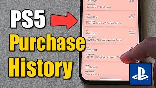How to View PS5 Purchase History using Phone PlayStation App (See All Transactions)
